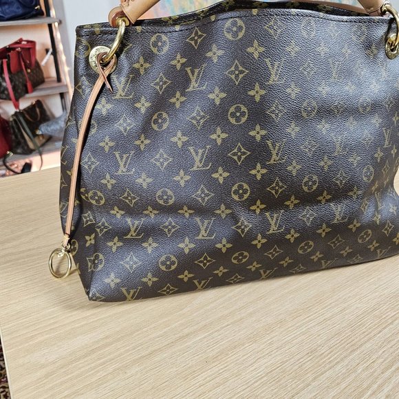 LOUIS VUITTON ARTSY MM Authentic Monogram Tote Hobo LV Bag Shoulder Authentic LV - Picture 10 of 16